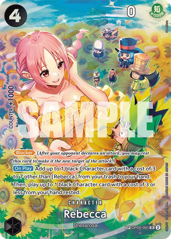 Rebecca OP05-091 (Wings of the Captain)  - Special Foil