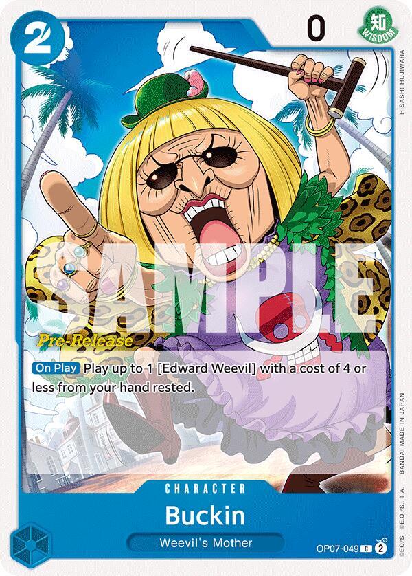 Buckin OP07-049 (500 Years in the Future Pre-Release Cards) 