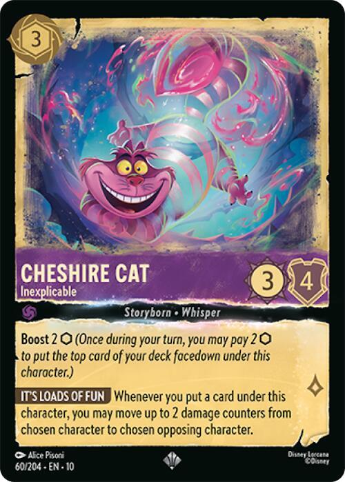 Cheshire Cat, Inexplicable 60/204 (Whispers in the Well)  - Cold Foil