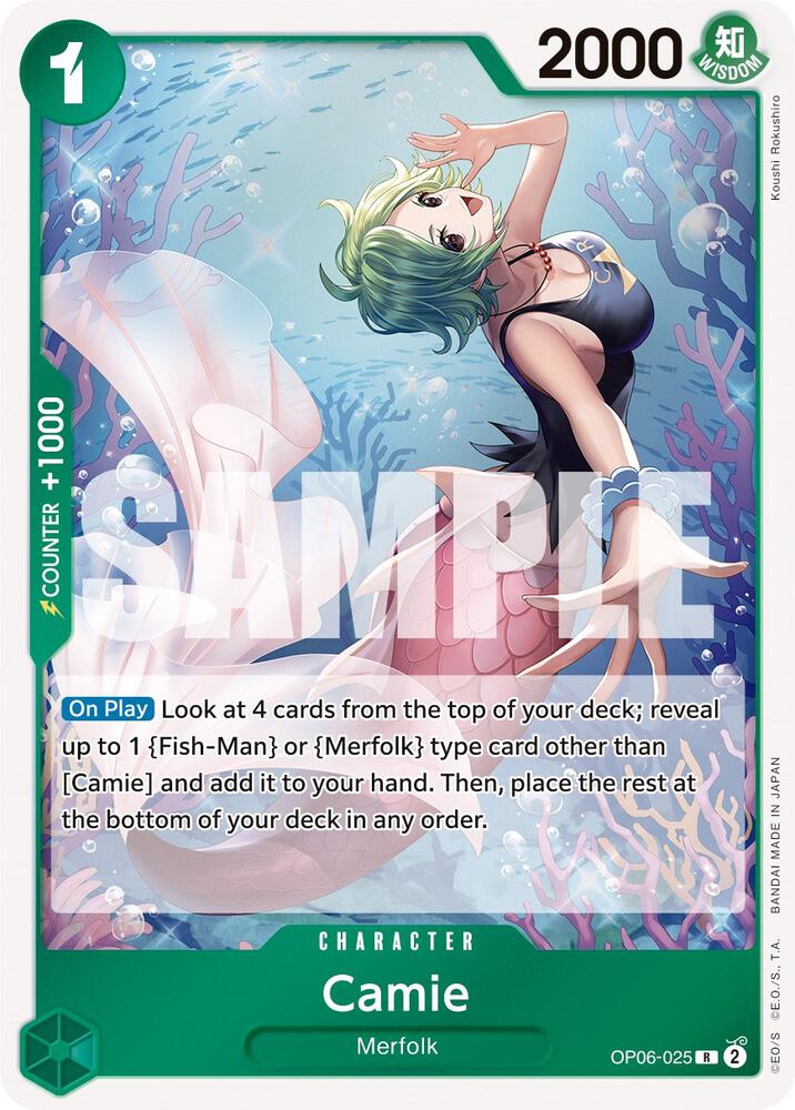 Camie OP06-025 (Wings of the Captain)  - Foil
