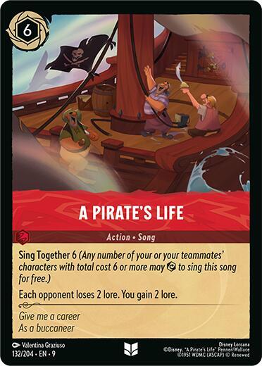 A Pirate's Life 132/204 (Fabled)  - Cold Foil