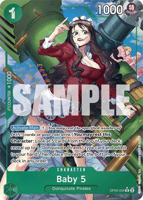 Baby 5 OP05-034 (Premium Booster -The Best-)  - Alternate Art Foil