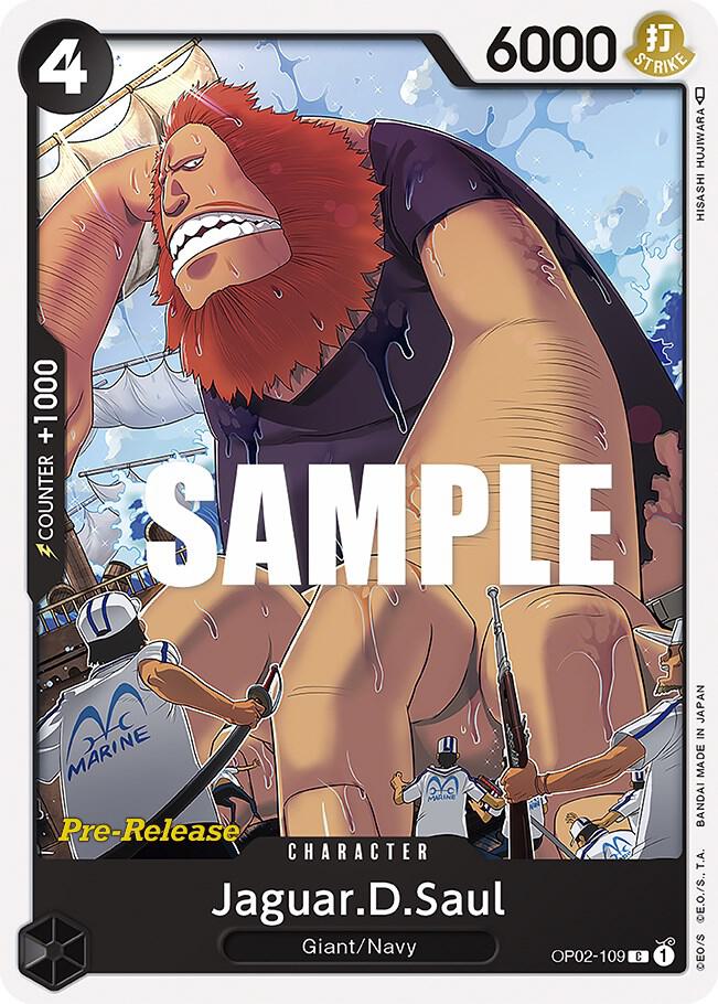 Jaguar.D.Saul OP02-109 (Paramount War Pre-Release Cards) 