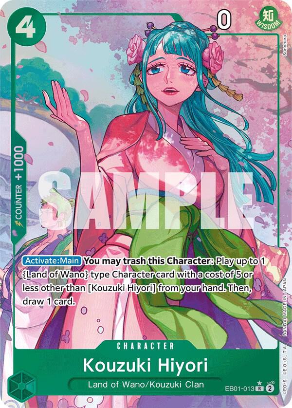 Kouzuki Hiyori EB01-013 (Extra Booster: Memorial Collection)  - Alternate Art Foil