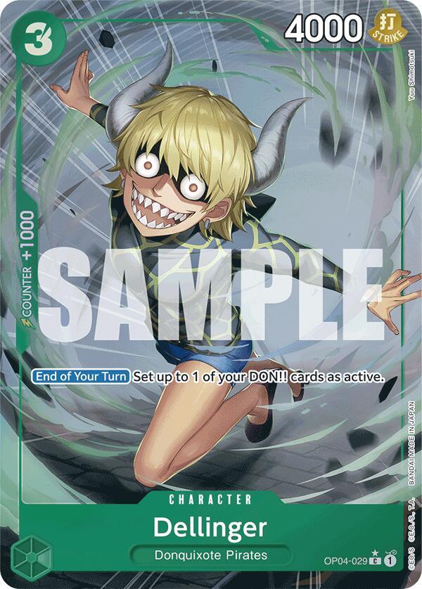 Dellinger OP04-029 (Premium Booster -The Best-)  - Full Art Foil