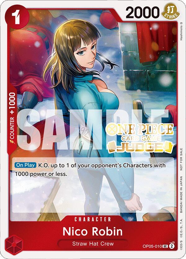Nico Robin (Judge Pack Vol.4) OP05-010 (One Piece Promotion Cards)  - Foil