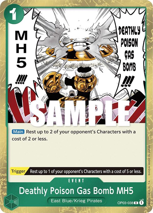 Deathly Poison Gas Bomb MH5 OP03-038 (Pillars of Strength)  - Foil