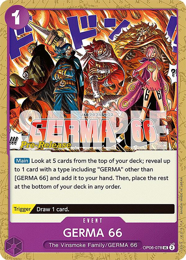 GERMA 66 OP06-078 (Wings of the Captain Pre-Release Cards) 