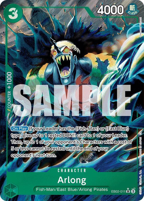 Arlong EB02-011 (Extra Booster: Anime 25th Collection)  - Alternate Art Foil