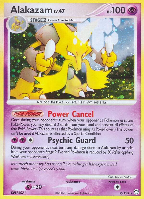 Alakazam 2/123 (Mysterious Treasures)  - Holofoil