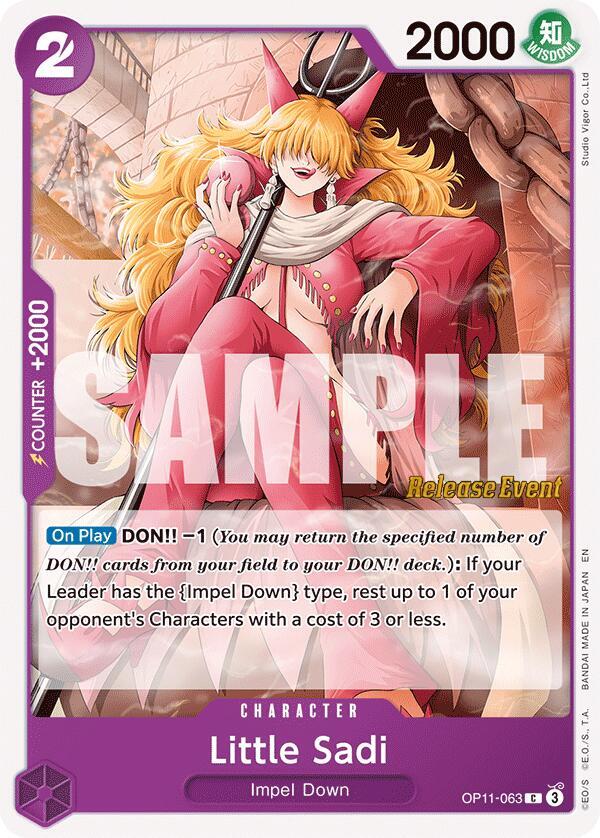 Little Sadi OP11-063 (A Fist of Divine Speed Release Event Cards) 