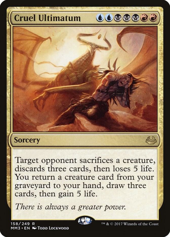 Cruel Ultimatum 158/249 (Modern Masters 2017)  - Foil