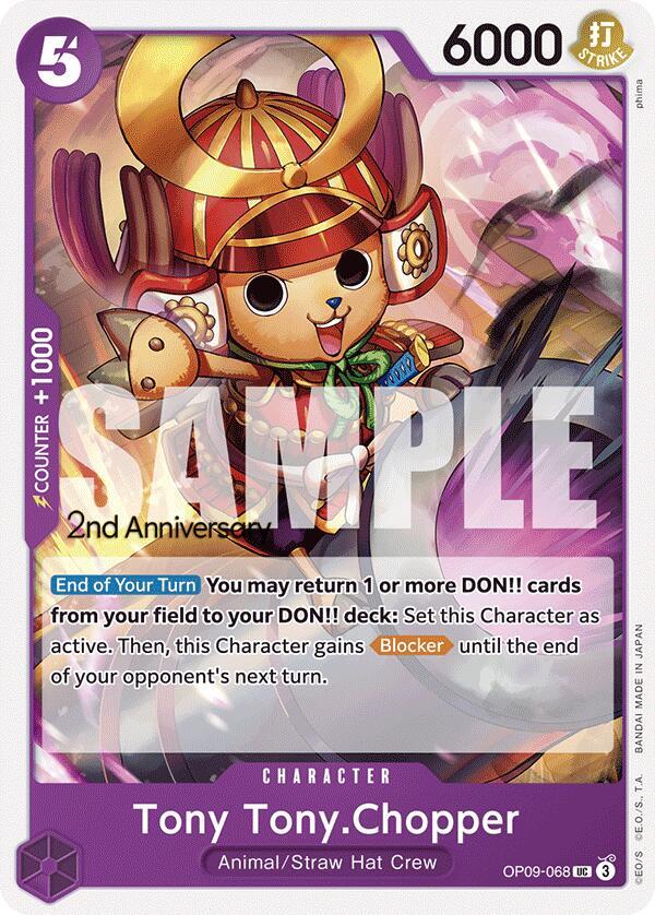 Tony Tony.Chopper OP09-068 (Emperors in the New World: 2nd Anniversary Tournament Cards) 