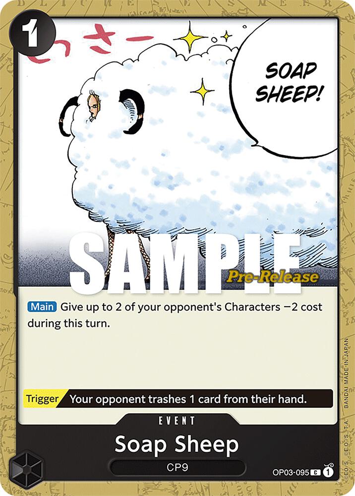 Soap Sheep OP03-095 (Pillars of Strength Pre-Release Cards) 