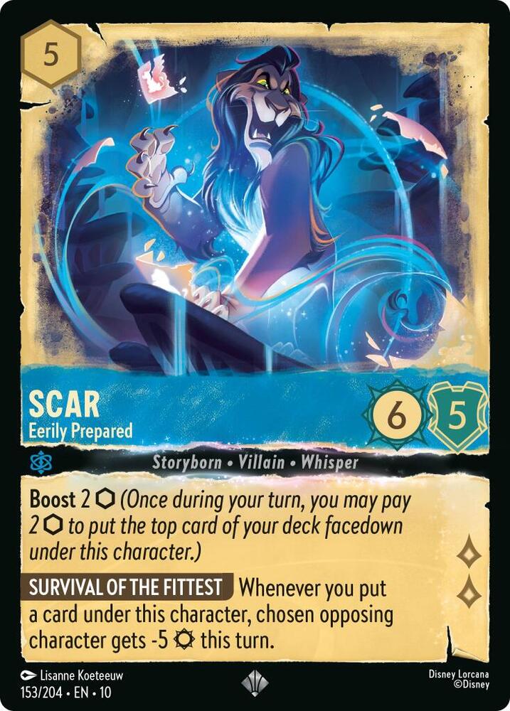 Scar, Eerily Prepared 153/204 (Whispers in the Well) 
