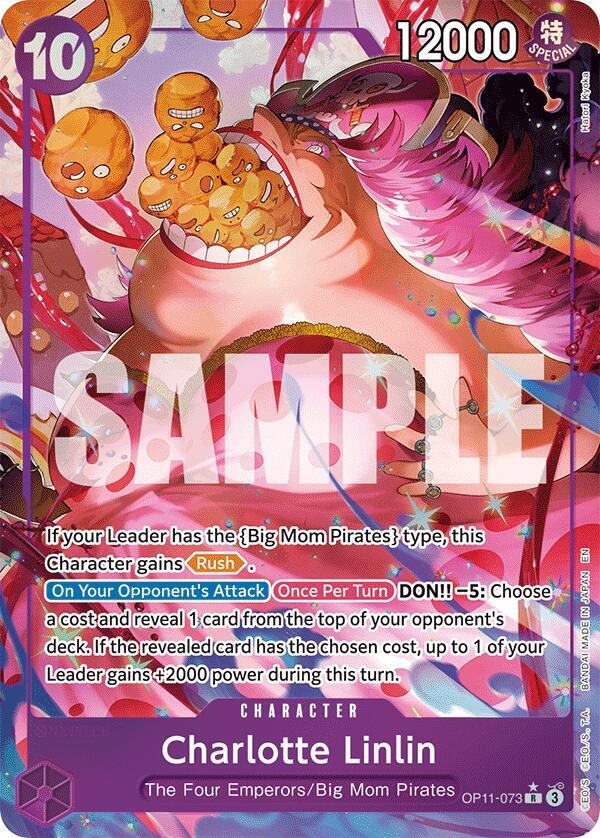 Charlotte Linlin OP11-073 (A Fist of Divine Speed)  - Alternate Art Foil