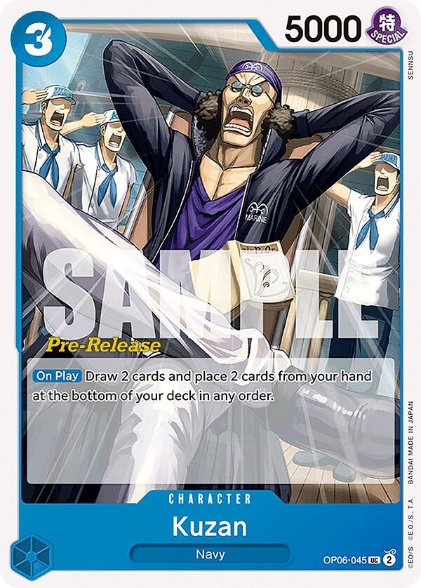 Kuzan OP06-045 (Wings of the Captain Pre-Release Cards) 