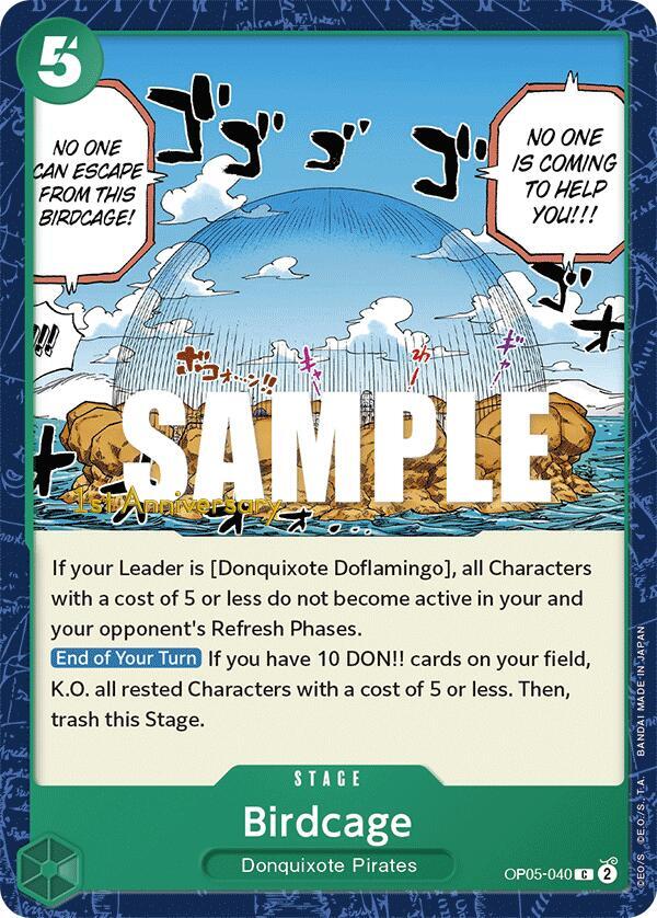 Birdcage OP05-040 (Awakening of the New Era: 1st Anniversary Tournament Cards) 
