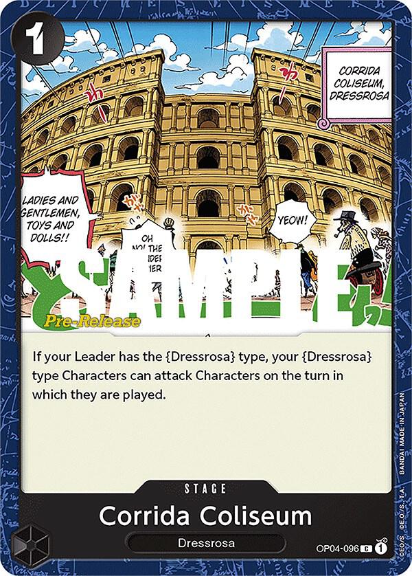 Corrida Coliseum OP04-096 (Kingdoms of Intrigue Pre-Release Cards) 