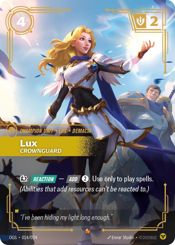 Lux - Crownguard 14/24 (Origins: Proving Grounds) 