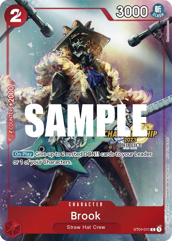 Brook (CS 2023 Celebration Pack) ST01-011 (One Piece Promotion Cards)  - Foil