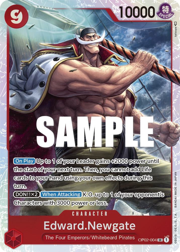 Edward.Newgate OP02-004 (Paramount War)  - Foil