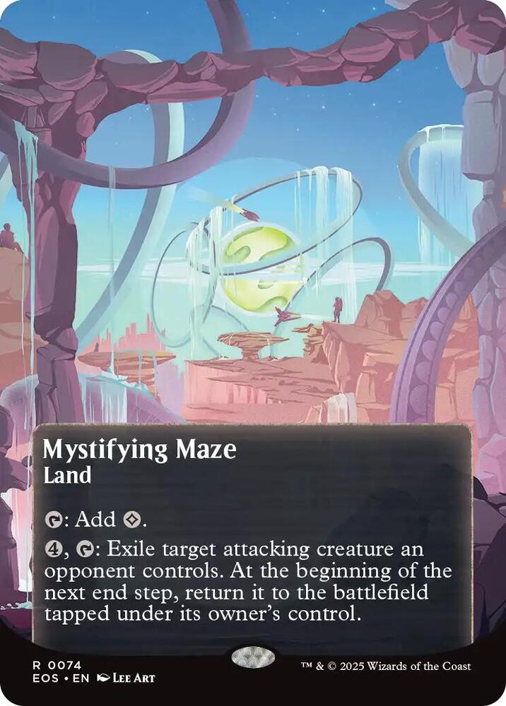 Mystifying Maze 74 (Edge of Eternities: Stellar Sights)  - Borderless Foil