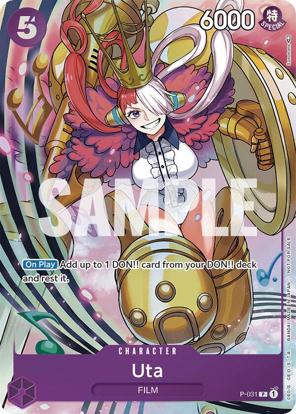 Uta (Event Pack Vol.1) P-031 (One Piece Promotion Cards)  - Foil