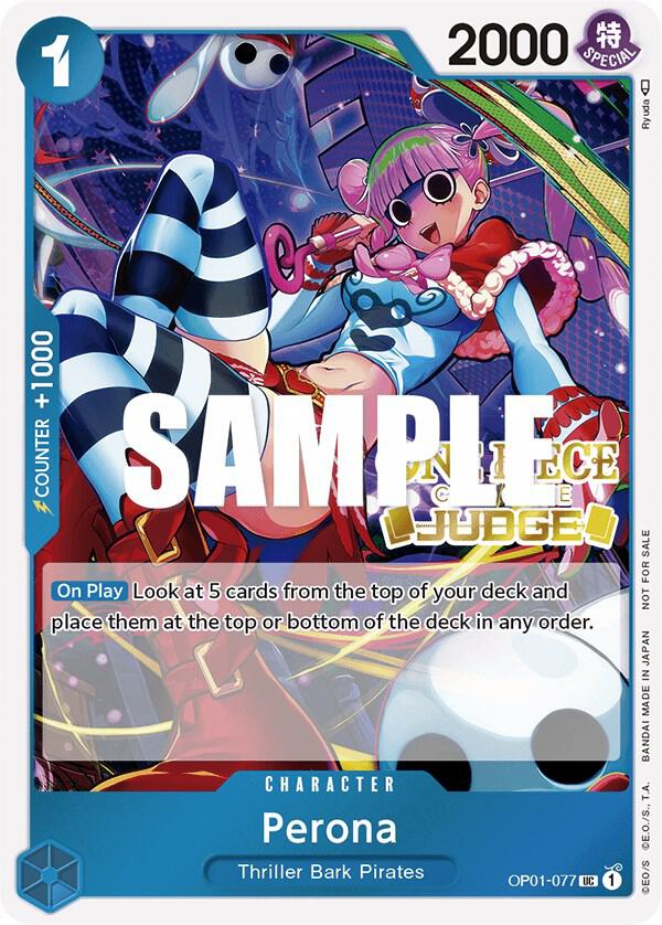 Perona (Judge Pack Vol.2) OP01-077 (One Piece Promotion Cards)  - Foil