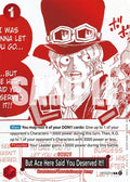 But Ace Here Said You Deserved It!! (3rd Anniversary Treasure Campaign Pack) OP13-019 (One Piece Promotion Cards)  - Foil