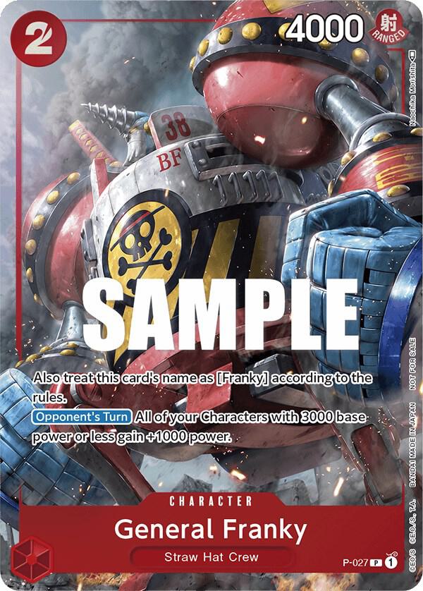 General Franky Event Pack Vol 2 P-027 (One Piece Promotion Cards)  - Foil