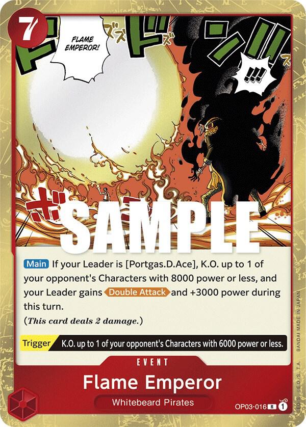 Flame Emperor OP03-016 (Pillars of Strength)  - Foil