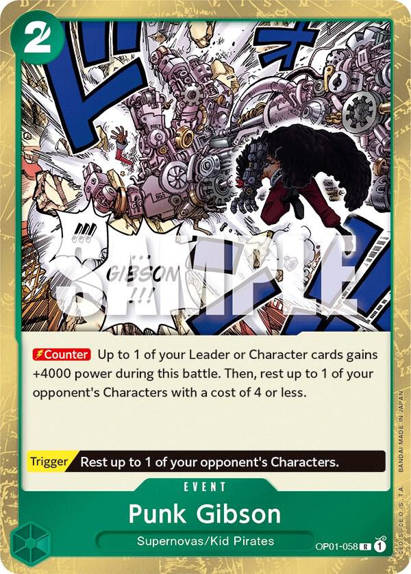 Punk Gibson OP01-058 (Romance Dawn)  - Foil