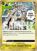 Gum-Gum Dawn Stamp OP13-117 (Carrying On His Will)  - Foil