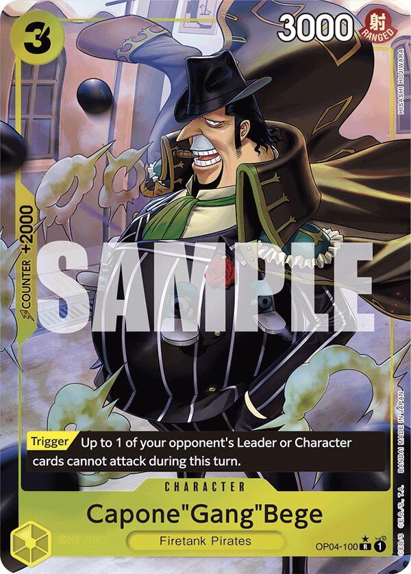 Capone"Gang"Bege OP04-100 (Premium Booster -The Best-)  - Full Art Foil