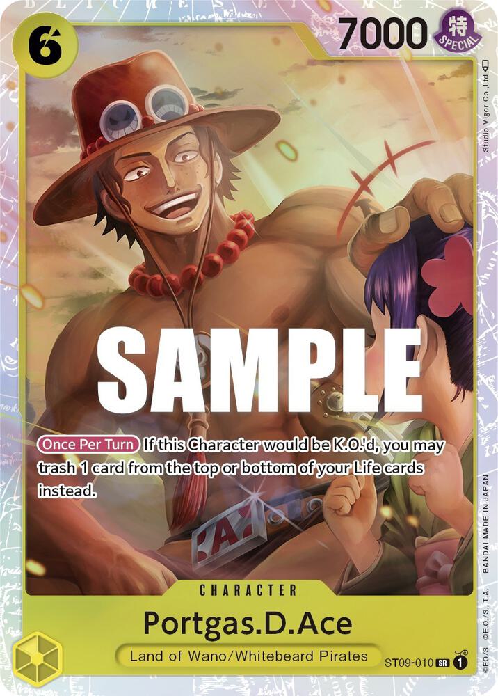 Portgas.D.Ace ST09-010 (Starter Deck 9: Yamato)  - Foil