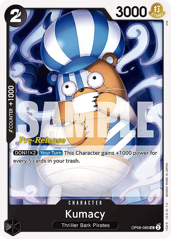 Kumacy OP06-085 (Wings of the Captain Pre-Release Cards) 