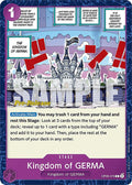 Kingdom of GERMA OP06-079 (Wings of the Captain Pre-Release Cards) 