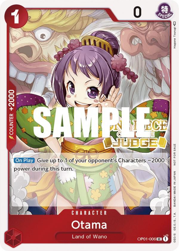 Otama (Judge) OP01-006 (One Piece Promotion Cards)  - Foil