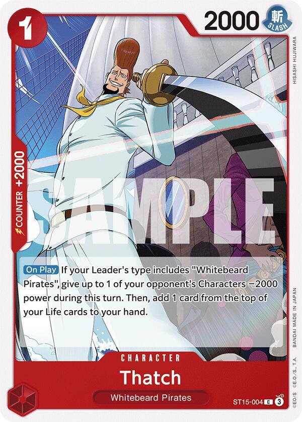 Thatch ST15-004 (Starter Deck 15: RED Edward.Newgate) 
