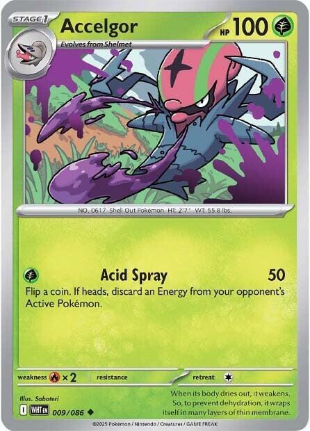 Accelgor 009/086 (SV: White Flare) 
