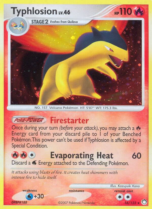 Typhlosion 16/123 (Mysterious Treasures)  - Holofoil