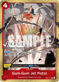 Gum Gum Jet Pistol Online Regional 2024 Participant ST01-015 (One Piece Promotion Cards)  - Foil