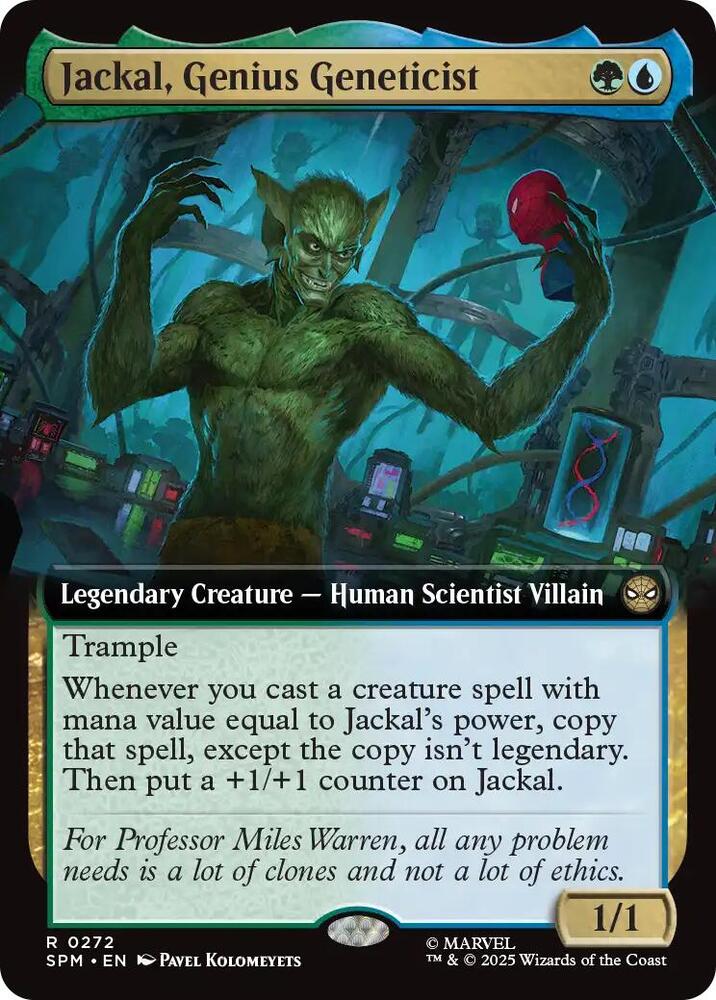 Jackal, Genius Geneticist 272 (Marvel's Spider-Man)  - Extended Art Foil