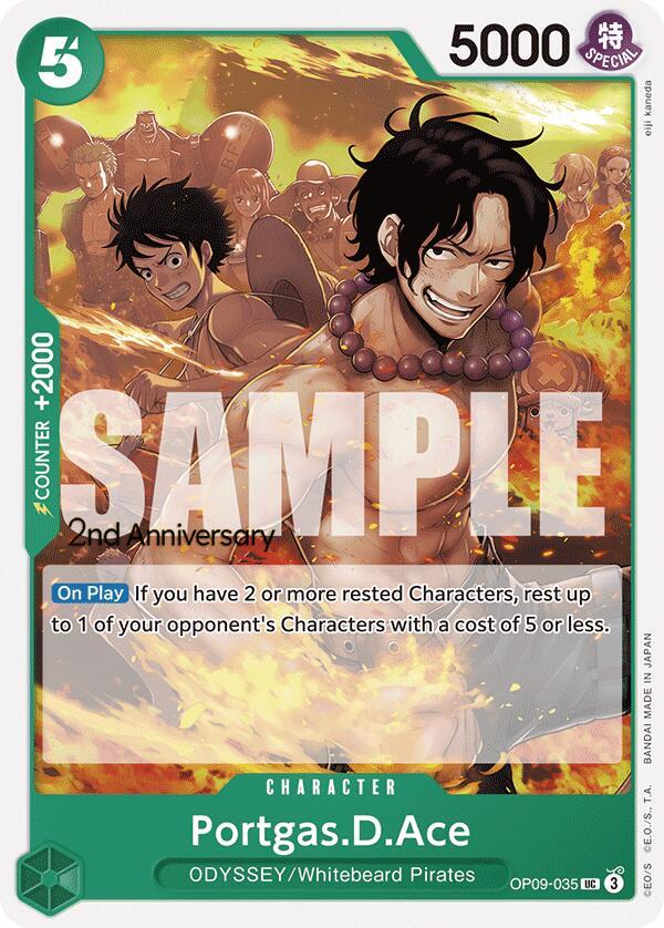 Portgas.D.Ace OP09-035 (Emperors in the New World: 2nd Anniversary Tournament Cards) 