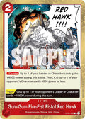Gum-Gum Fire-Fist Pistol Red Hawk OP01-026 (Romance Dawn)  - Foil