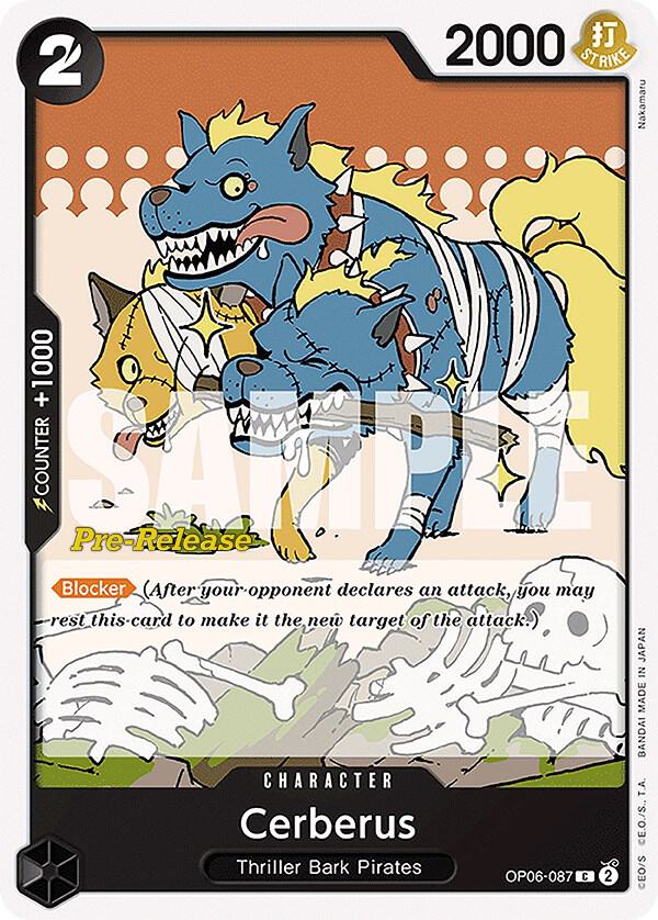 Cerberus OP06-087 (Wings of the Captain Pre-Release Cards) 