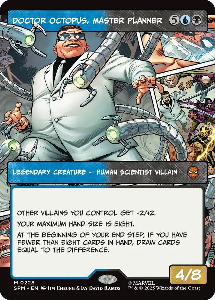 Doctor Octopus, Master Planner 228/198 (Marvel's Spider-Man)  - Showcase Foil