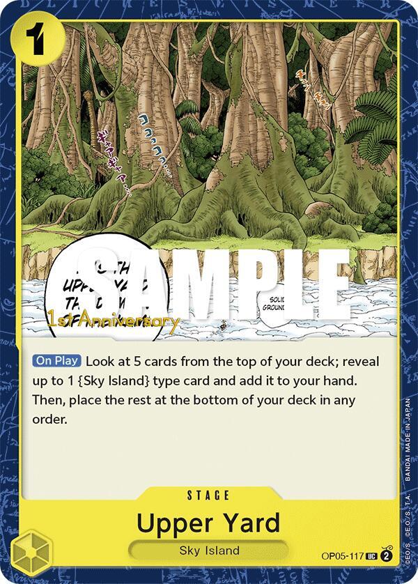 Upper Yard OP05-117 (Awakening of the New Era: 1st Anniversary Tournament Cards) 