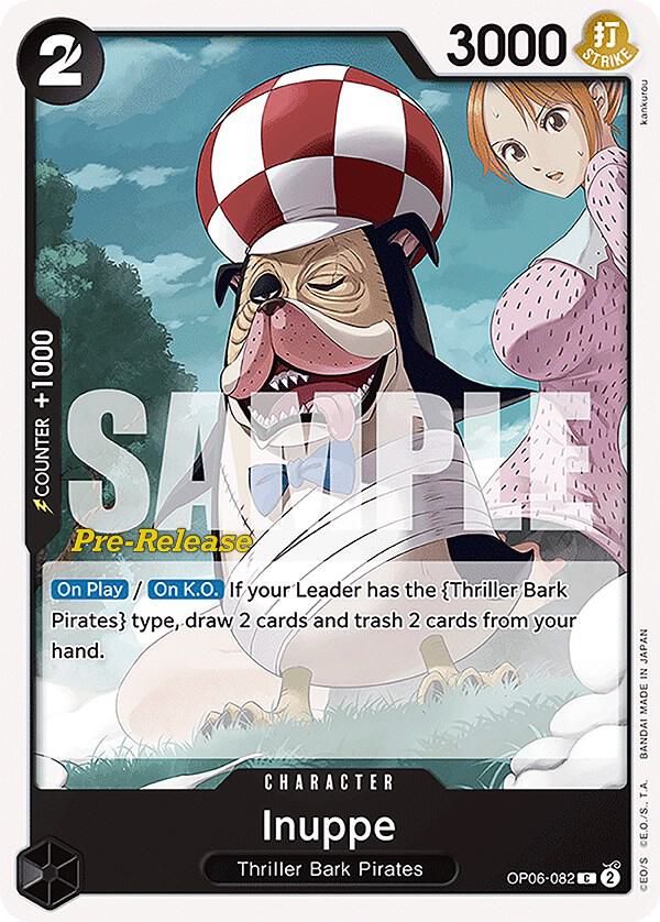 Inuppe OP06-082 (Wings of the Captain Pre-Release Cards) 